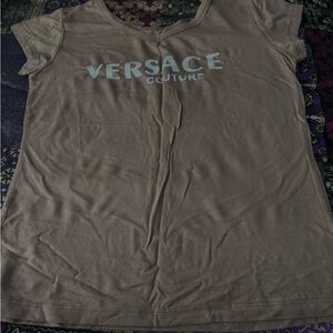 Women's Brown Short Sleeve Tee